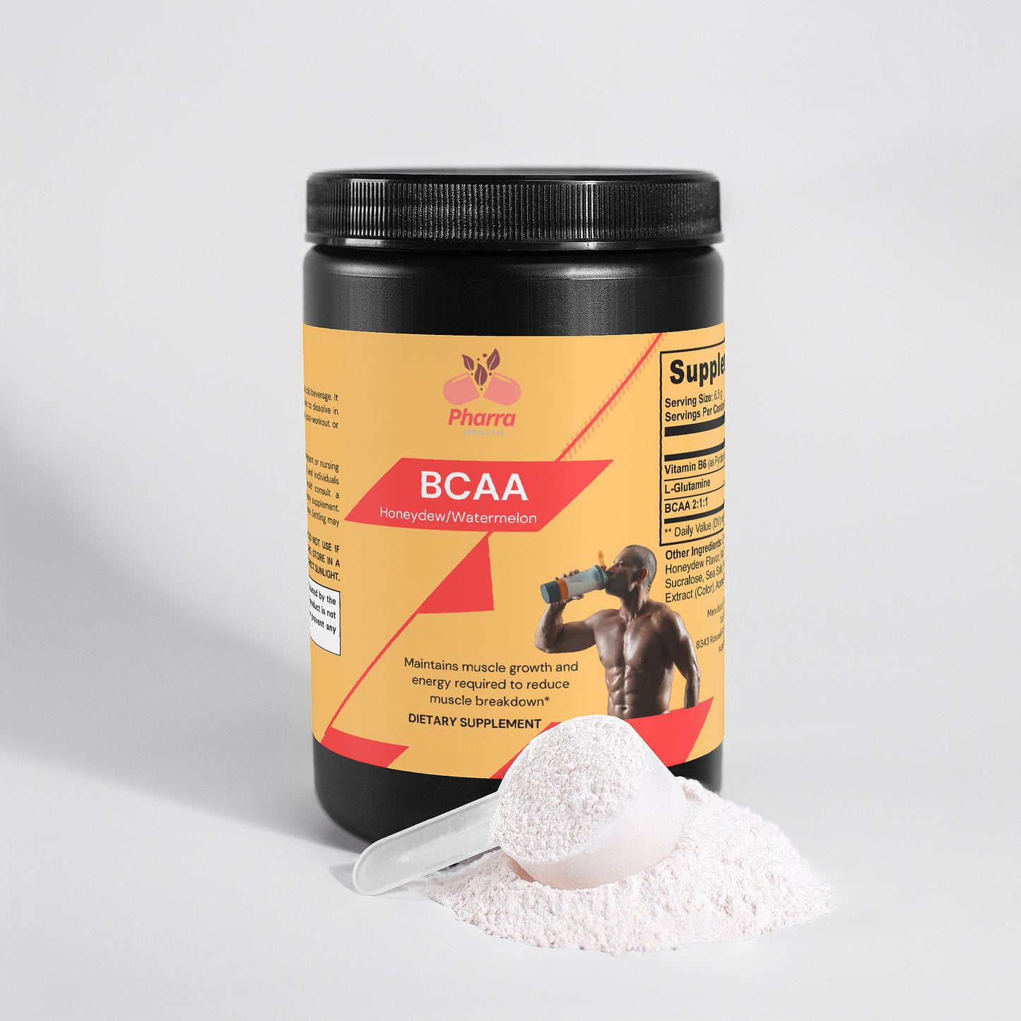 bcaa post workout powder (honeydew/watermelon)