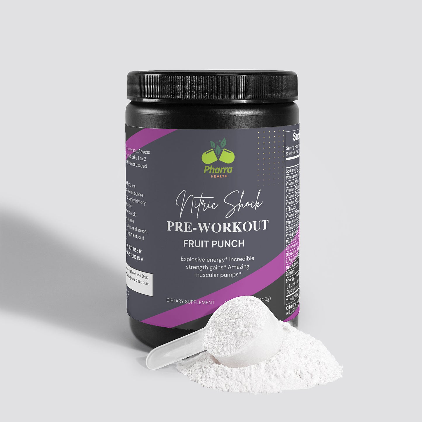 nitric shock pre-workout powder