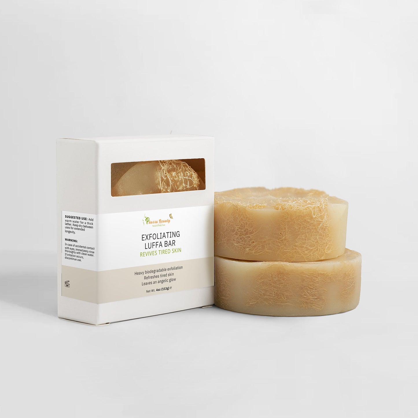 exfoliating luffa bar