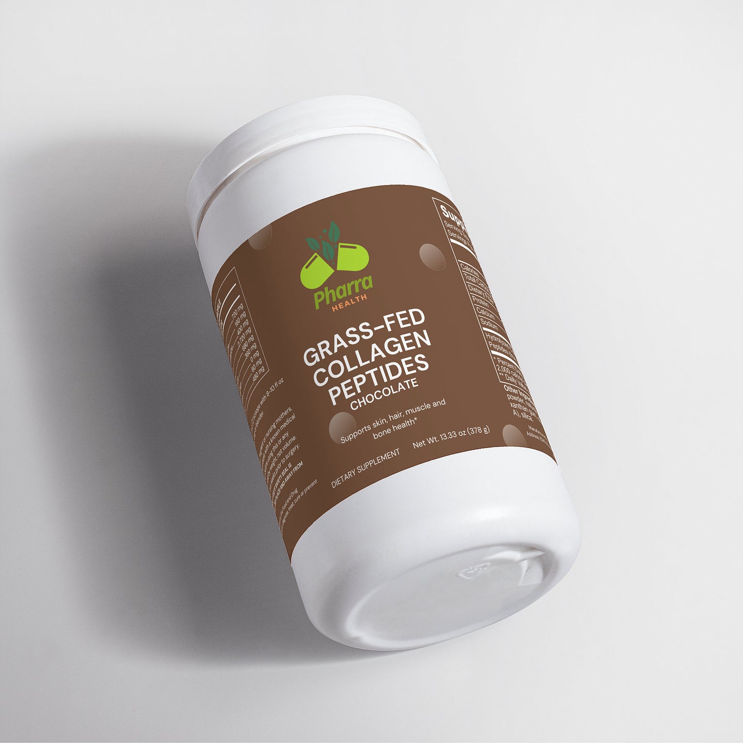 grass-fed collagen peptides powder (chocolate)