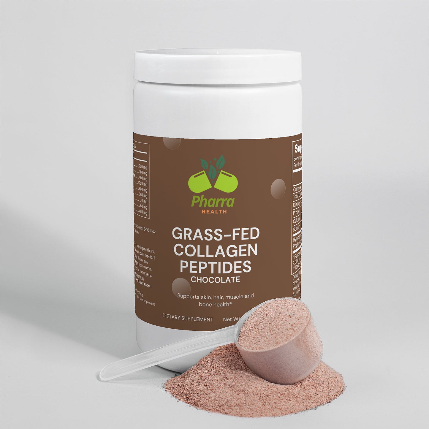 grass-fed collagen peptides powder (chocolate)