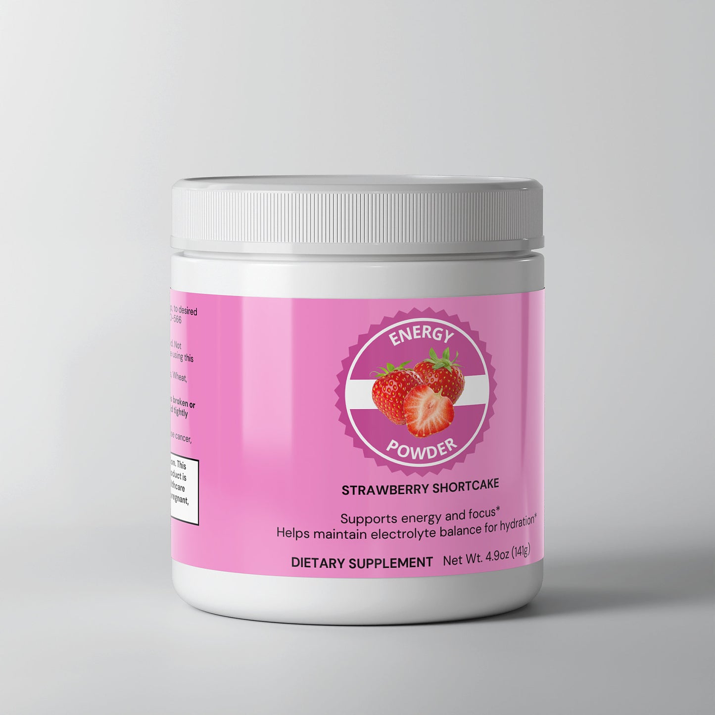 energy powder (strawberry shortcake)