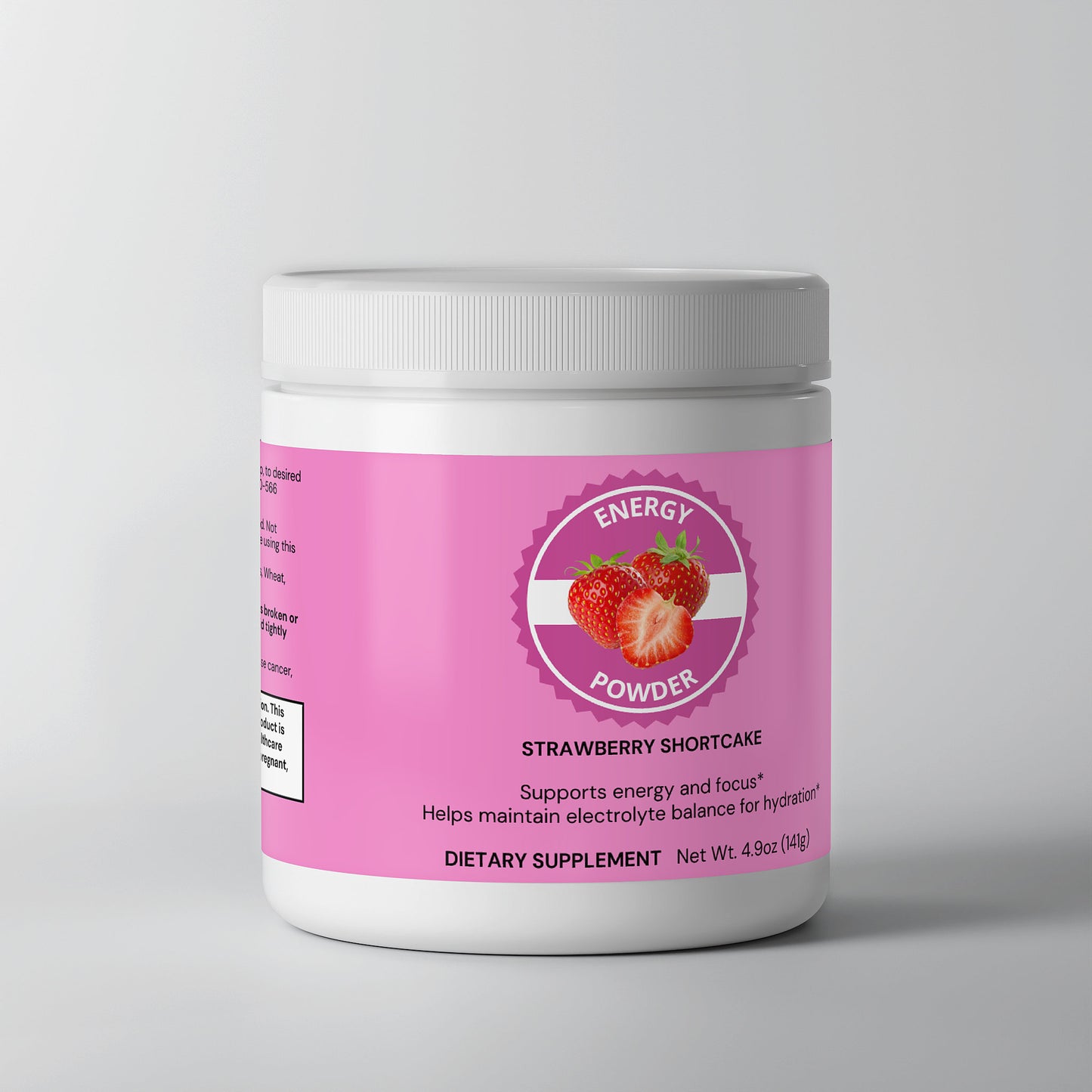 energy powder (strawberry shortcake)