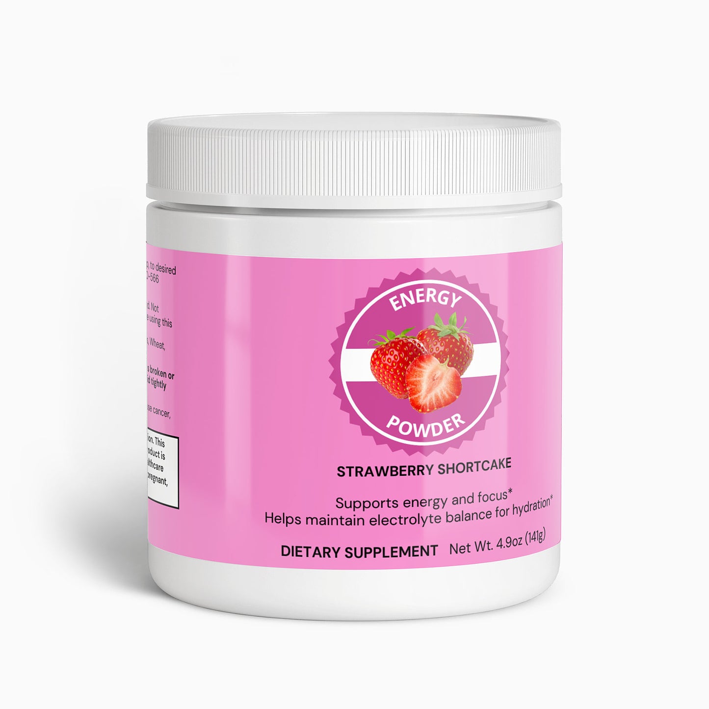 energy powder (strawberry shortcake)