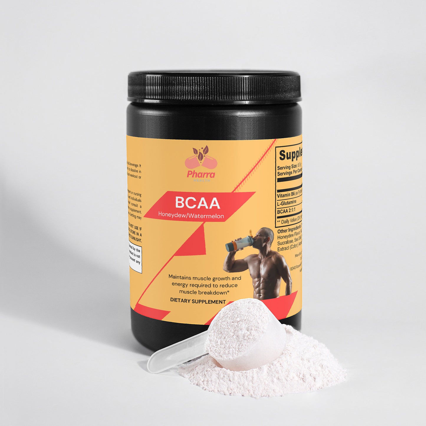 bcaa post workout powder (honeydew/watermelon)