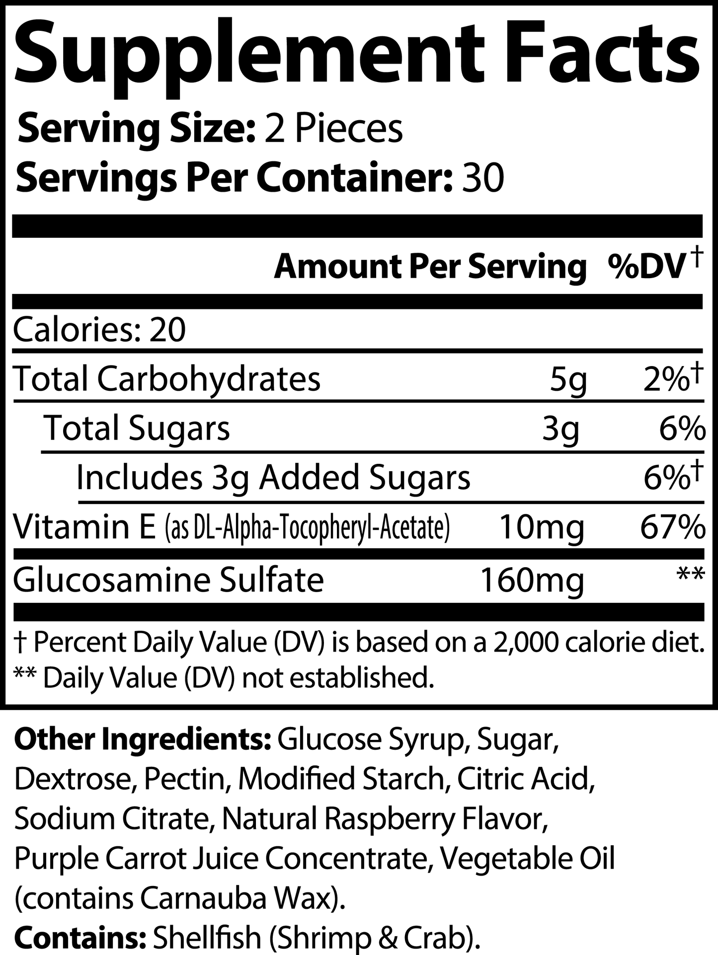 joint support gummies (adult)