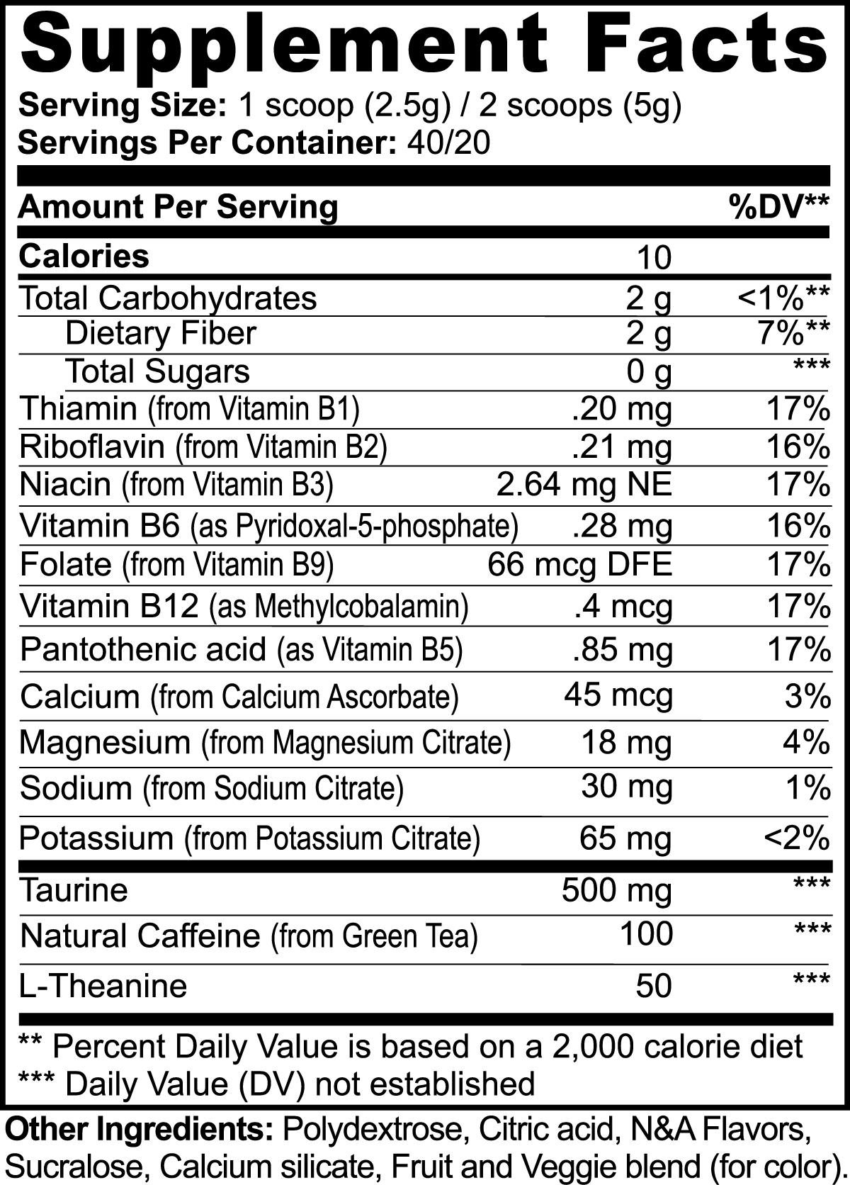 energy powder (guava berry)