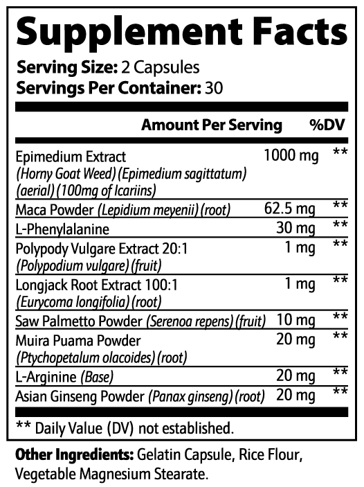 horny goat weed blend