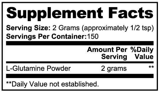 l-glutamine powder