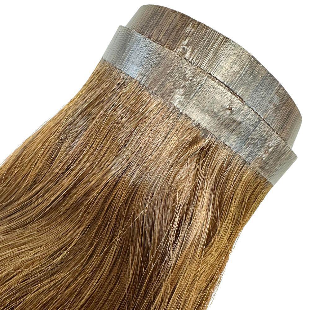 medium brown seamless clip-in