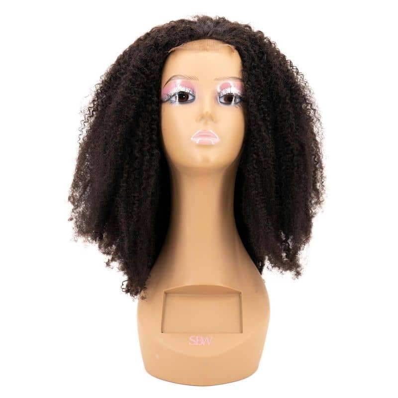 afro kinky 4x4 transparent closure wig