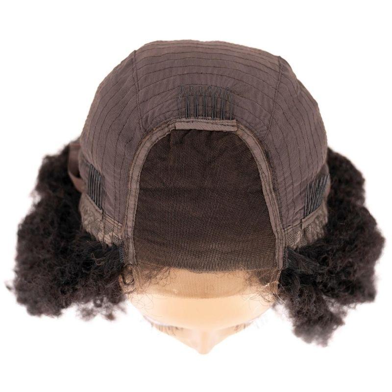 afro kinky 4x4 transparent closure wig