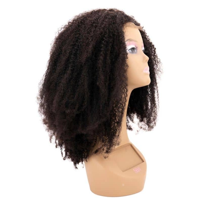 afro kinky 4x4 transparent closure wig