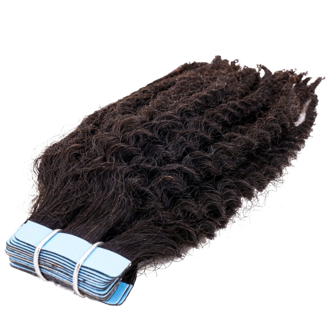 afro kinky coily tape-in extensions