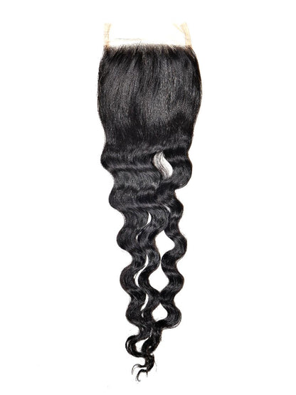 Brazilian Loose Wave 4x4 Transparent Closure