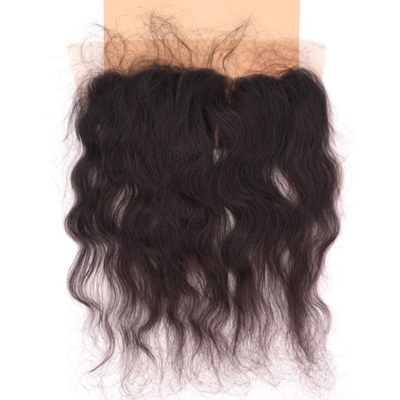 raw indian curly transparent frontal