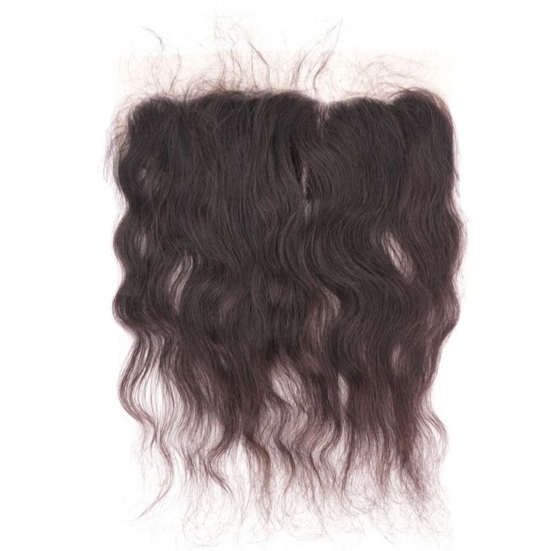 raw indian curly transparent frontal