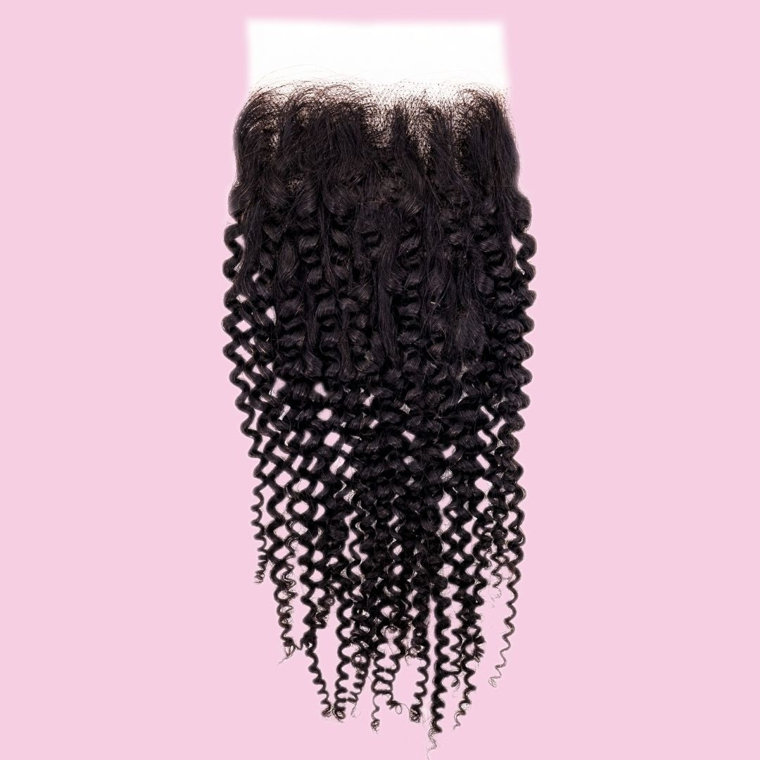 afro kinky curly closure