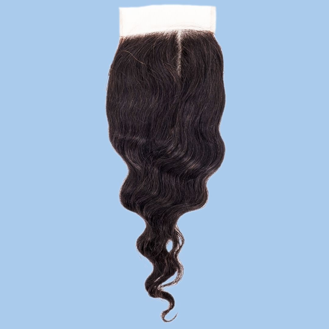 Brazilian Loose Wave 4x4 Transparent Closure